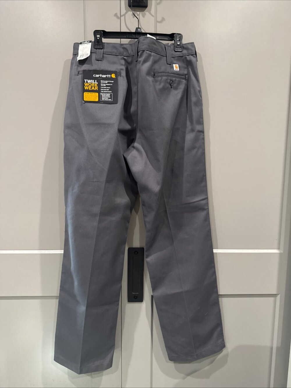 Carhartt B290 DKG Twill Work Pants Mens 38x34 Khaki Chino Mid Rise Relaxed NWT